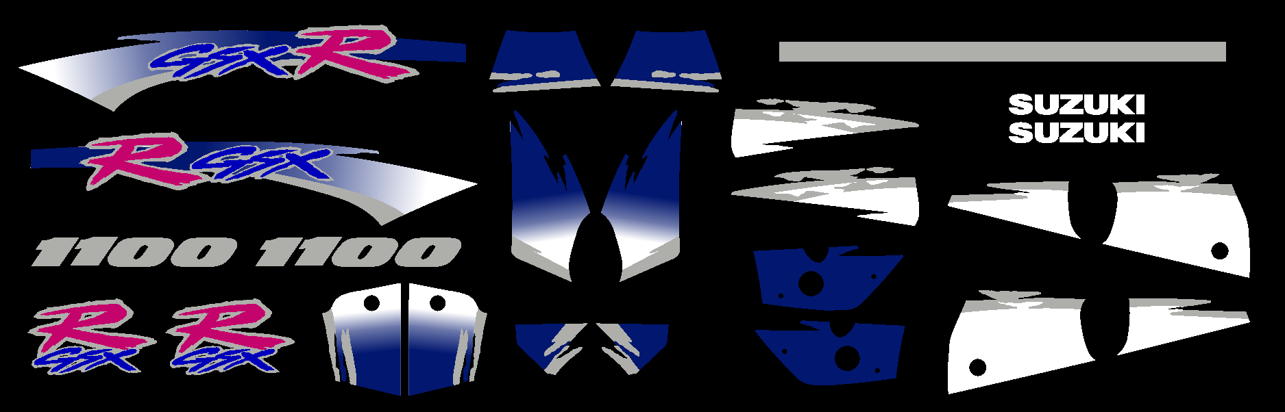 GSXR 1100 Logo Vector Logo